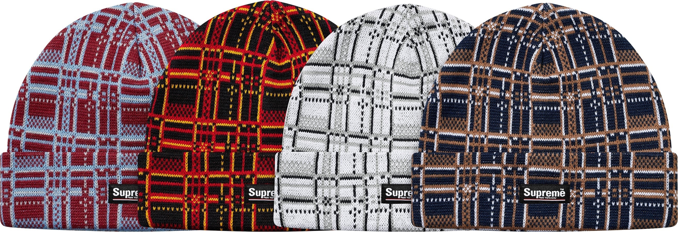 Plaid Beanie
